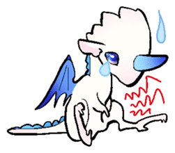 wing&tail(BlueDragon) sticker #10455748