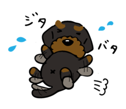 The wire dachshund which is a fatty2 sticker #10455944