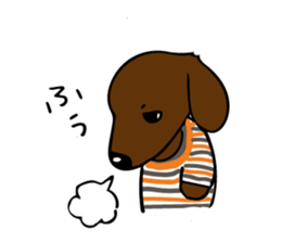 The wire dachshund which is a fatty2 sticker #10455949