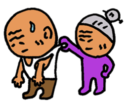 nagata grandpa sticker #10456323