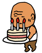 nagata grandpa sticker #10456334