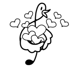 TREBLE CLEF BIRD 3 sticker #10456490