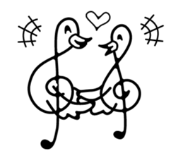 TREBLE CLEF BIRD 3 sticker #10456498