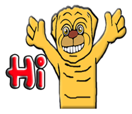 TO TO I'm Bull dog sticker #10456594