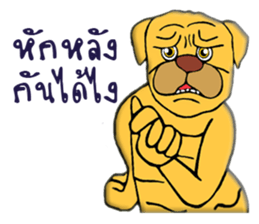 TO TO I'm Bull dog sticker #10456598