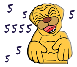 TO TO I'm Bull dog sticker #10456599