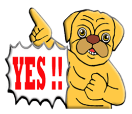 TO TO I'm Bull dog sticker #10456606