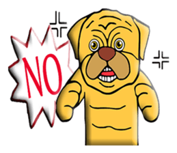 TO TO I'm Bull dog sticker #10456607