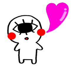 The boy with one eye sticker #10456722