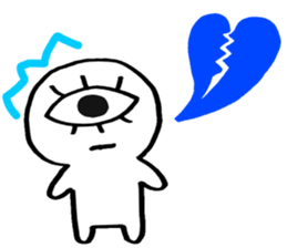 The boy with one eye sticker #10456723