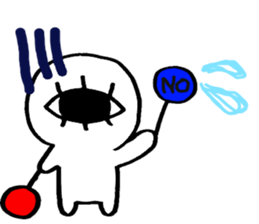 The boy with one eye sticker #10456730