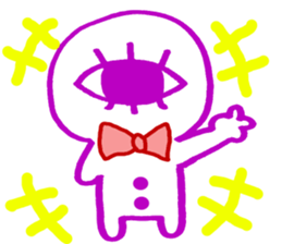 The boy with one eye sticker #10456740