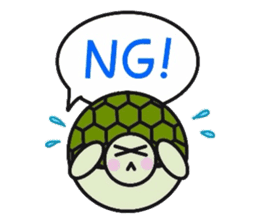 Love Love turtle men sticker #10457041