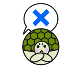 Love Love turtle men sticker #10457044