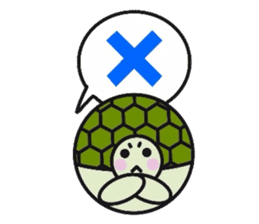 Love Love turtle men sticker #10457044
