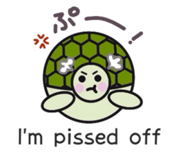 Love Love turtle men sticker #10457053