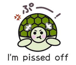 Love Love turtle men sticker #10457053