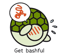 Love Love turtle men sticker #10457057