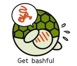 Love Love turtle men sticker #10457057