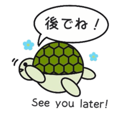 Love Love turtle men sticker #10457066