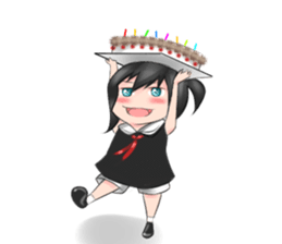 KuromeChan sticker #10457372