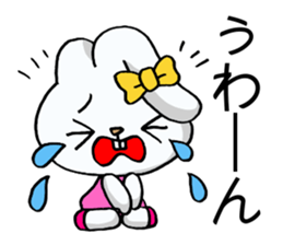 Jealousy rabbit2! sticker #10457517