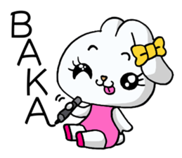 Jealousy rabbit2! sticker #10457518