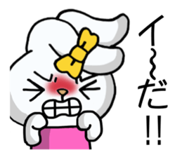 Jealousy rabbit2! sticker #10457527