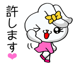 Jealousy rabbit2! sticker #10457550