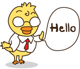 Salary Duck sticker #10457636