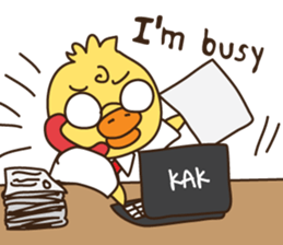 Salary Duck sticker #10457640