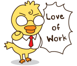 Salary Duck sticker #10457647