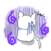 White Cat Yuzu chan`s daily sticker #10457693