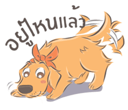 Dodimon: The Cheeky Golden Retrievers 2 sticker #10457842