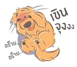 Dodimon: The Cheeky Golden Retrievers 2 sticker #10457857