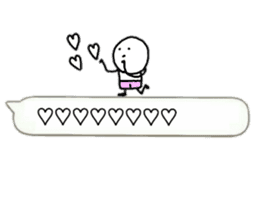 Usable balloon sticker mameta sticker #10457954