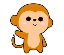 Tiny Monkey sticker #10458032