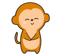 Tiny Monkey sticker #10458034