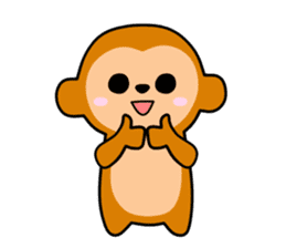 Tiny Monkey sticker #10458036