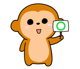 Tiny Monkey sticker #10458041