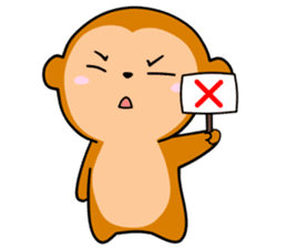 Tiny Monkey sticker #10458042