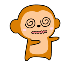 Tiny Monkey sticker #10458043