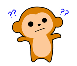 Tiny Monkey sticker #10458045