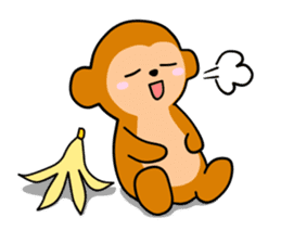 Tiny Monkey sticker #10458051