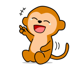 Tiny Monkey sticker #10458057