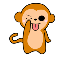 Tiny Monkey sticker #10458058