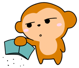Tiny Monkey sticker #10458060