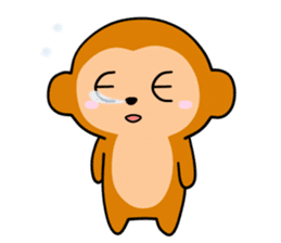 Tiny Monkey sticker #10458062