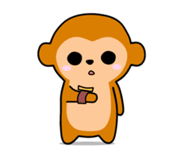 Tiny Monkey sticker #10458064