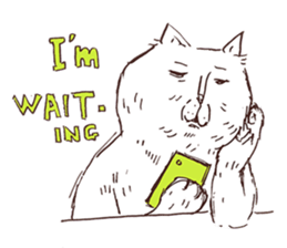 KAMA cats 3rd sticker #10458109